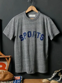 Women Imogene + Willie Graphic Tees|Graphic Tees*the "sports" tee in heather grey