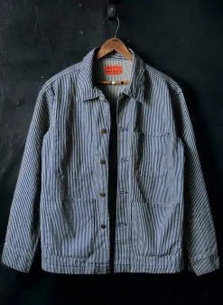 Imogene + Willie Jackets*the utility coat in hickory stripe