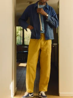 Imogene + Willie Pants & Shorts*the ventura chore pant in chartreuse