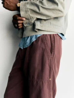 Imogene + Willie Pants & Shorts*the ventura chore pant in dark mauve