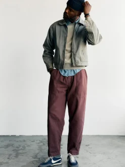 Imogene + Willie Pants & Shorts*the ventura chore pant in dark mauve
