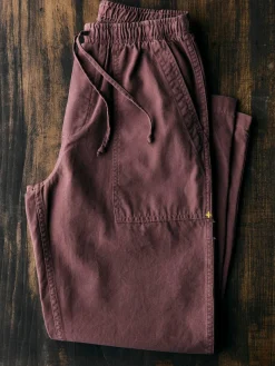 Imogene + Willie Pants & Shorts*the ventura chore pant in dark mauve
