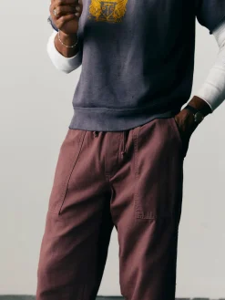 Imogene + Willie Pants & Shorts*the ventura chore pant in dark mauve