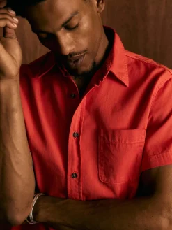 Imogene + Willie Shirts*the whisper twill shirt in poppy