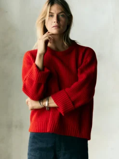 Women Imogene + Willie Knits & Sweaters*varese wool sweater in red