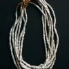 Women Imogene + Willie Jewelry|Accessories*vintage white goomba trade bead necklace