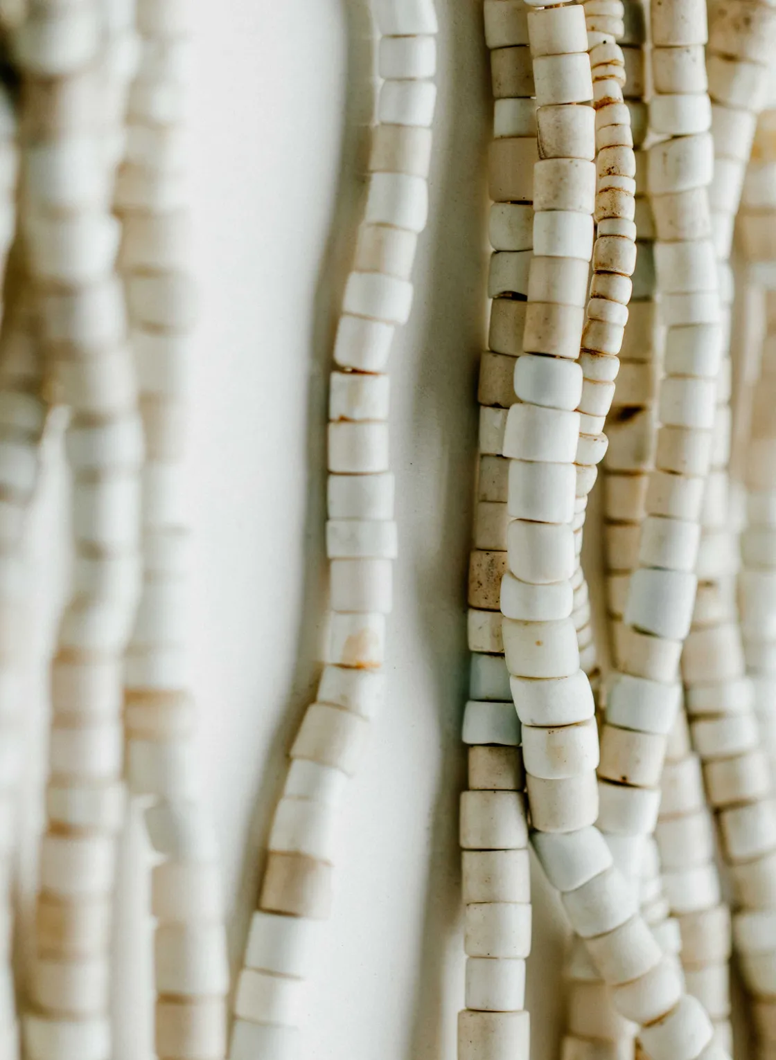 Women Imogene + Willie Jewelry|Accessories*vintage white goomba trade bead necklace