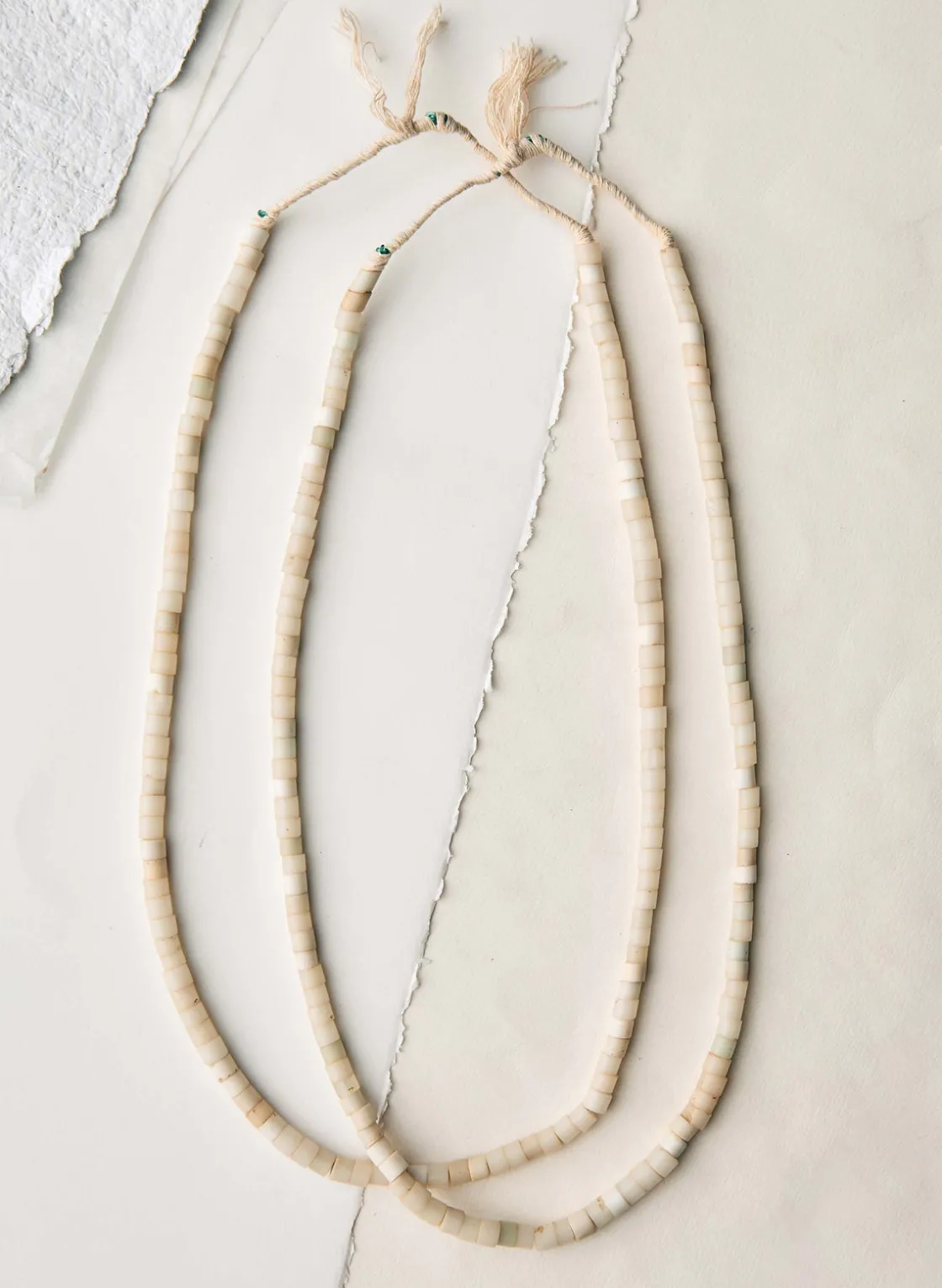 Women Imogene + Willie Jewelry|Accessories*vintage white trade bead necklace