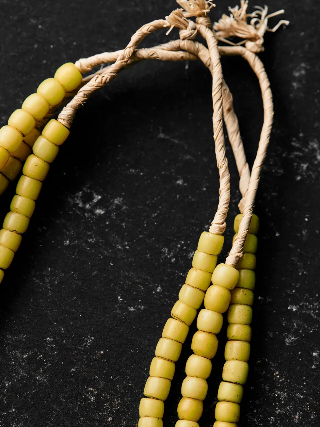 Women Imogene + Willie Jewelry|Accessories*vintage yellow trade bead necklace