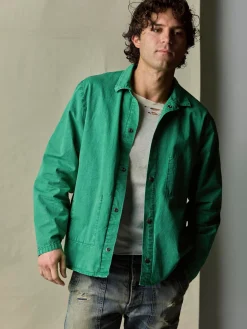 Imogene + Willie Jackets*welder's jacket in seagreen ripstop