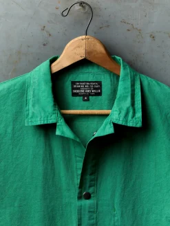 Imogene + Willie Jackets*welder's jacket in seagreen ripstop