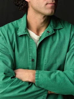 Imogene + Willie Jackets*welder's jacket in seagreen ripstop