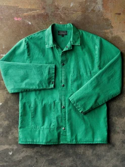 Imogene + Willie Jackets*welder's jacket in seagreen ripstop